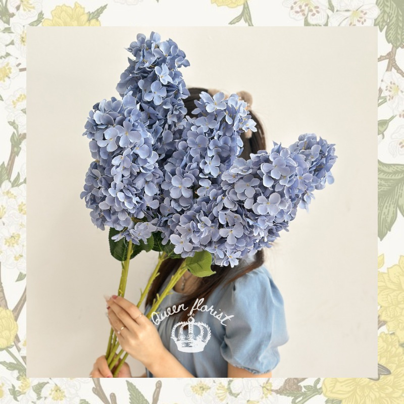 BIG  HYDRANGEA ARTIFICIAL bunga hidrangea  Hortensia Dekorasi Pesta Pernikahan mahar meja Bunga Hydr