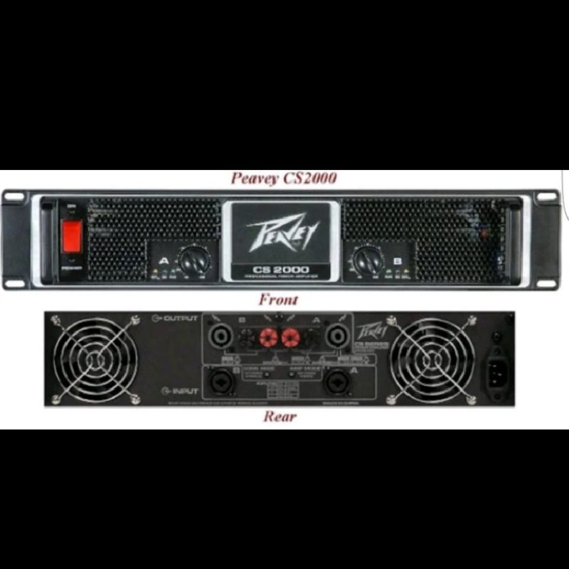 Power amplifier Peavey CS 2000 cs2000