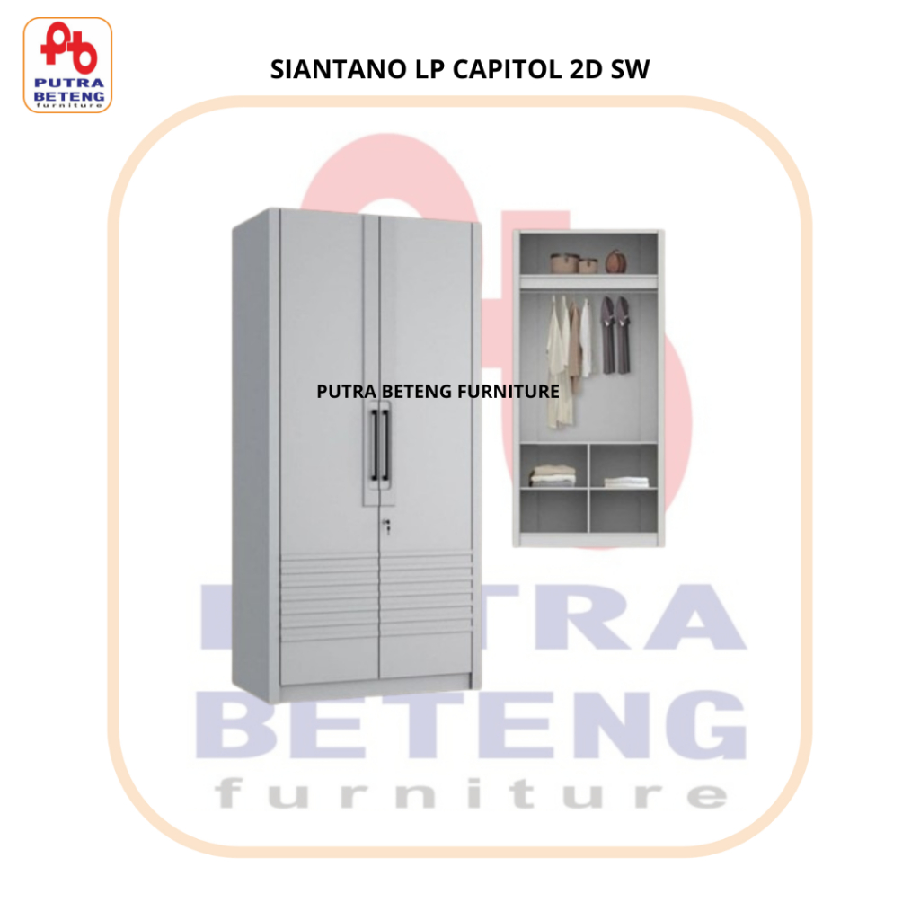 Lemari Pakaian Siantano LP Capitol 2D SW