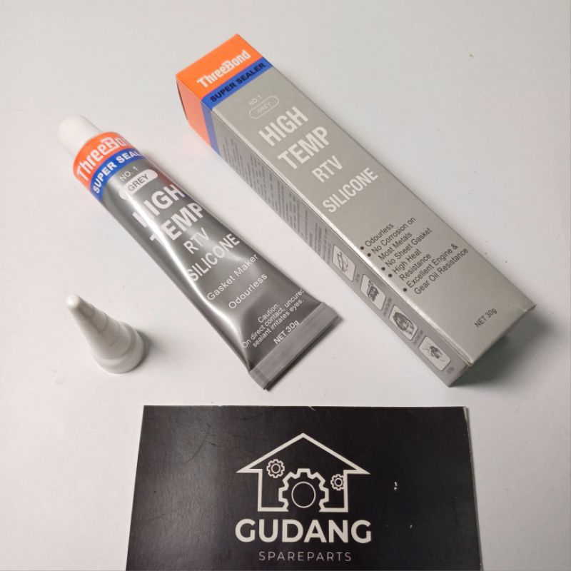 

Lem Threebond Grey Abu 30Gr Tahan Panas High Temp