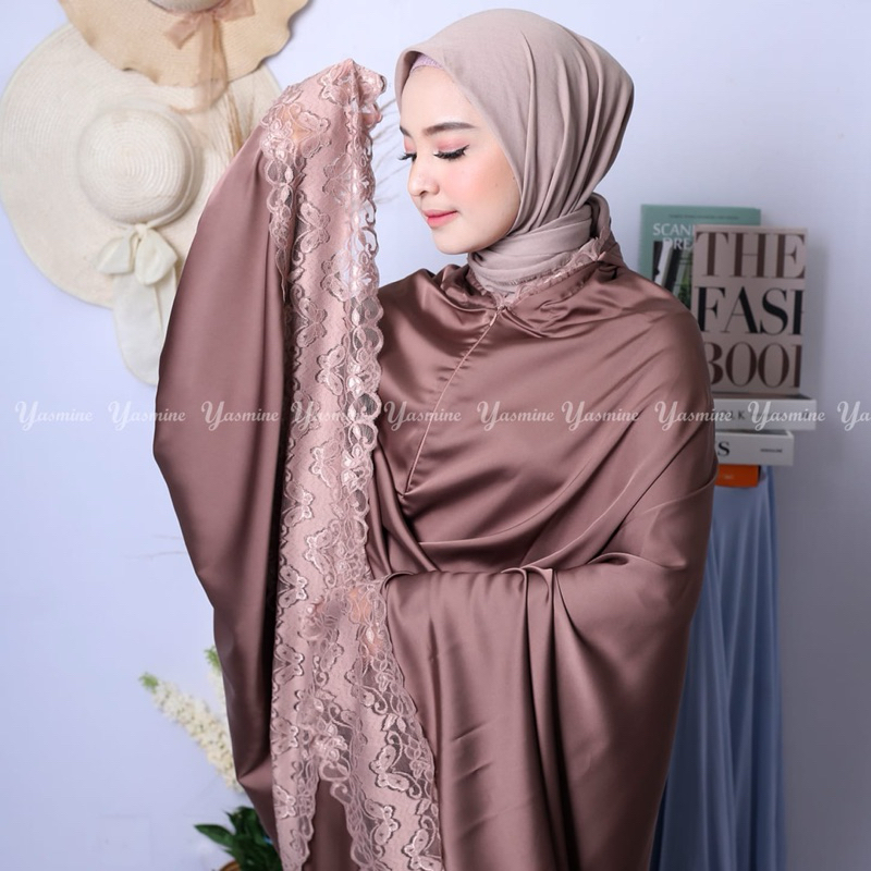 Mukena Armani Silk Premium Renda 2in1 Mukena Armani Silk