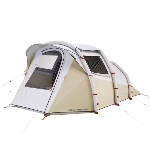 Quechua Tenda Inflatable Air Second 4.1 Fresh & Black 4 Orang