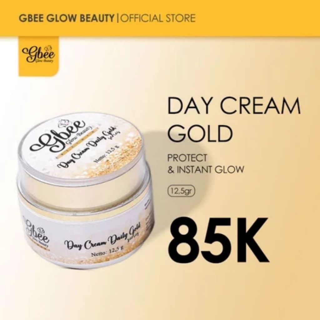 DAY CREAM KINCLONG GOLD MEDIUM - GBEE GLOW BEAUTY - Gold Series -PUSAT GBEE GLOW BEAUTY ORI