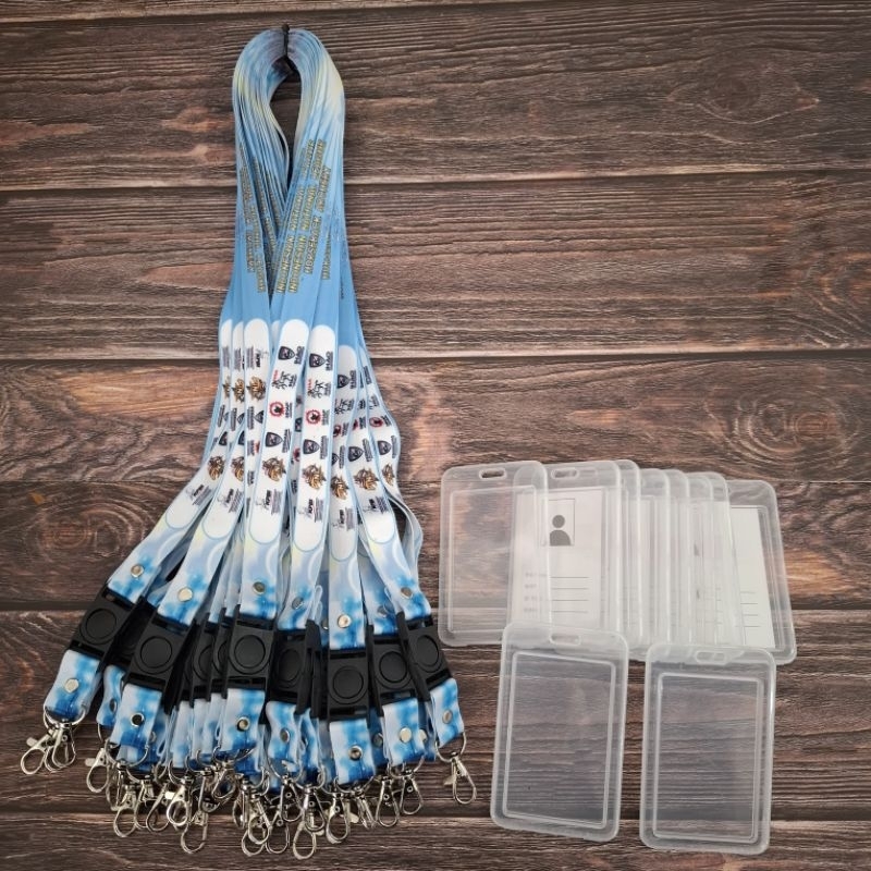 

Tali Id Card Custom Satu Set Holder Tebal