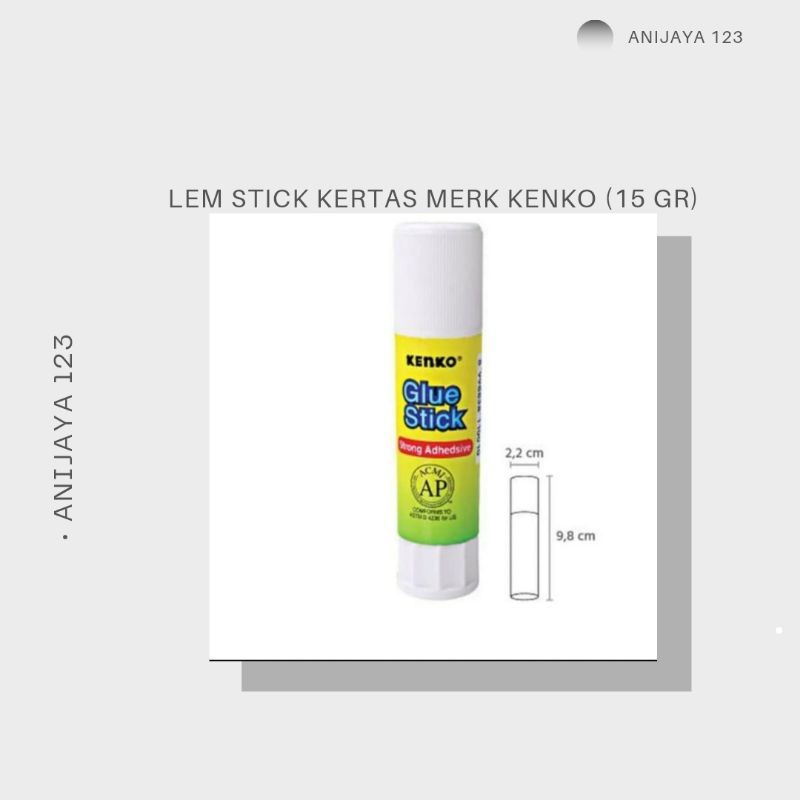 

Lem Stick Kertas Merk Kenko (15 gr)
