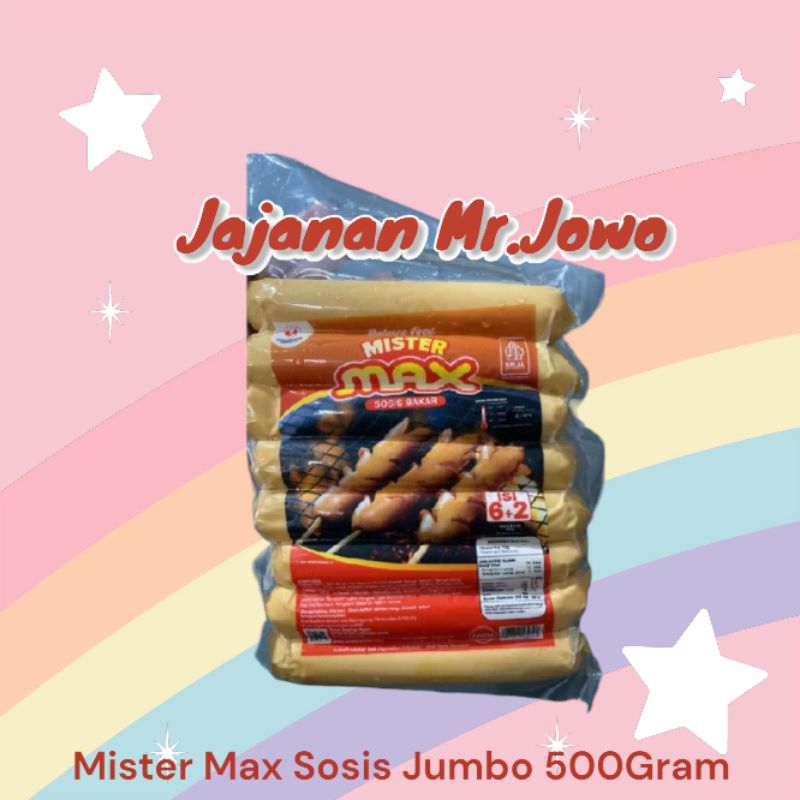 

Mister Max Sosis jumbo 500gram (isi 8)