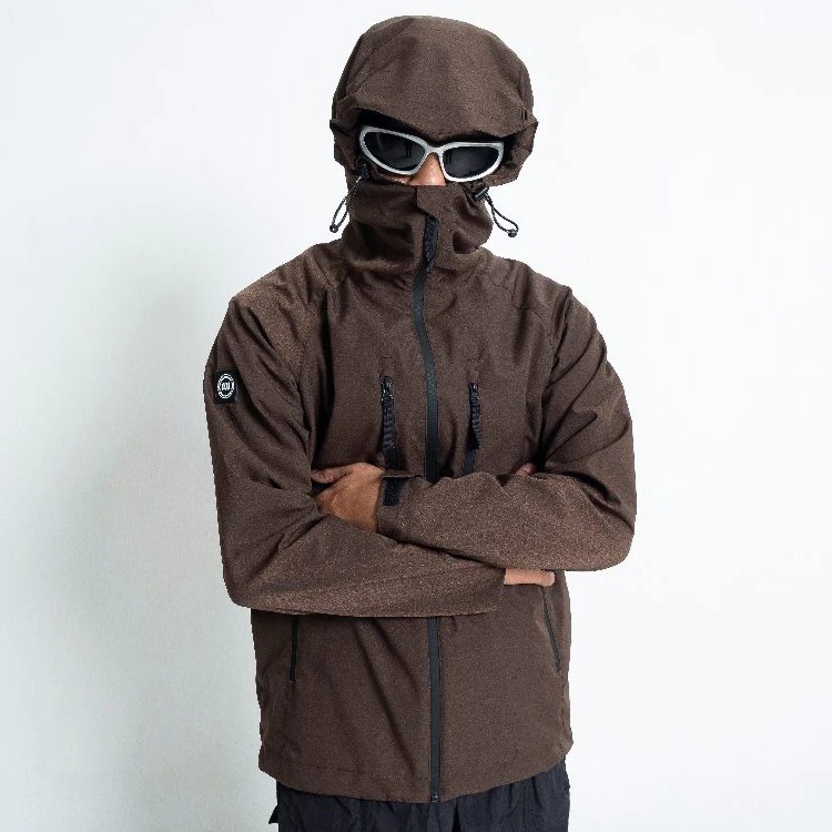 Troublemaker - Jaket Hurricane Brown - Jaket Outdoor Waterproof - Casual Outfit - Jacket Gorpcore