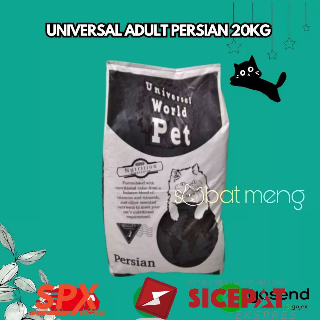 UNIVERSAL PERSIAN 20KG | MAKANAN KUCING  UNIVERSAL PERSIAN