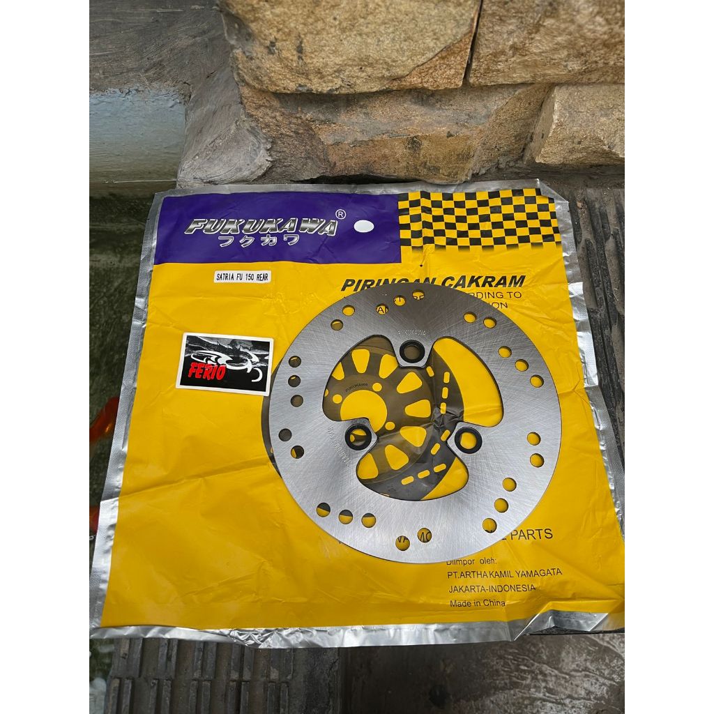 Piringan Cakram Belakang FUKUKAWA Satria FU uk 190mm Original
