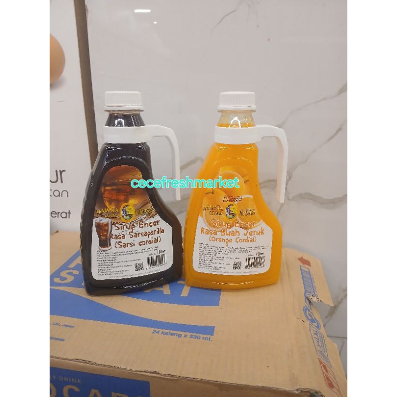 

Jual sirup cordial rasa sarsaparila mamata brand pack 1 lt