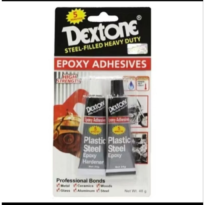 

LEM EPOXY / LEM CAMPUR / BESI / SERBAGUNA DEXTONE 5 MENIT Lem Besi Dextone