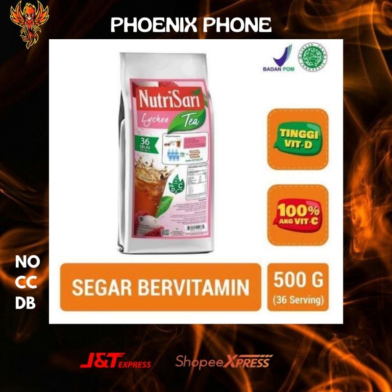 

Nutrisari Rasa Lychee Tea 500gr