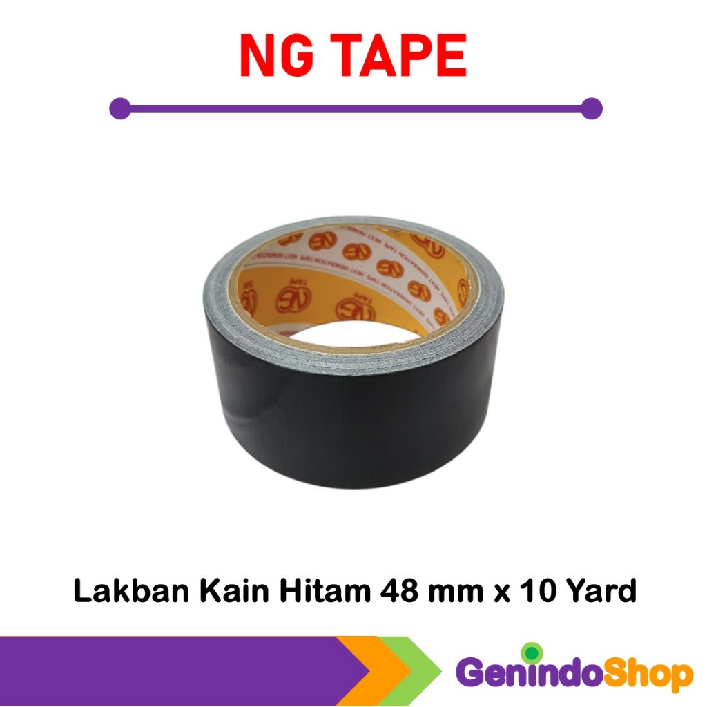 

Lakban Kain Hitam 48 mm x 10 Yard