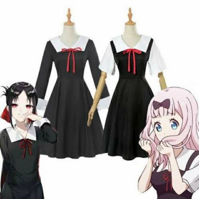 KOSTUM COSPLAY ANIME KAGUYA SAMA DAN CHIKA