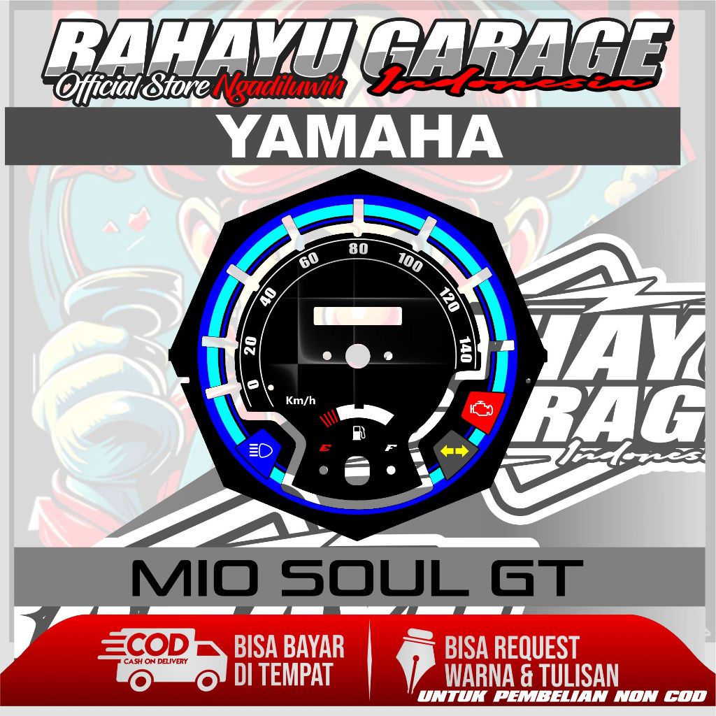 PAPAN SPEEDOMETER CUSTOM YAMAHA MIO SOUL GT