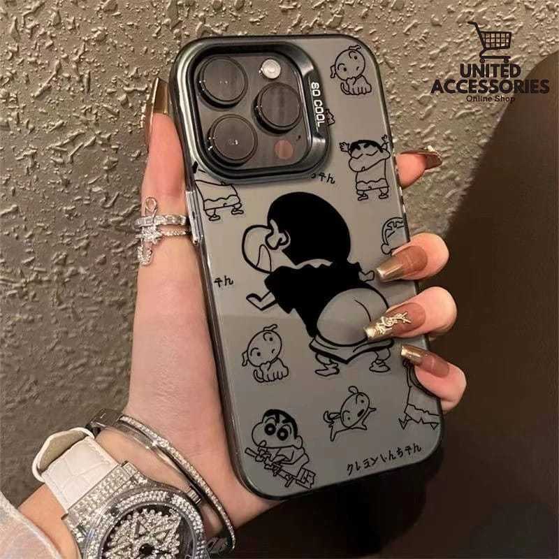 LL64 Premium Matte Case Casing Hp Cartoon Shin Chan Untuk Xiaomi Redmi A5 NOTE 14 4G 5G 14C A1 A2 A3
