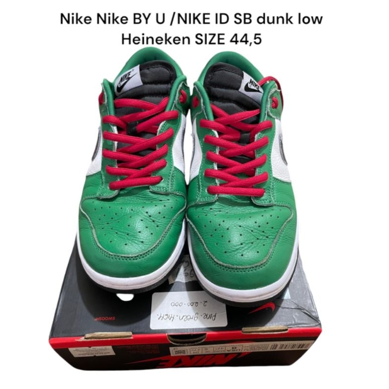 NIKE BY U NIKE ID SB dunk low Heineken