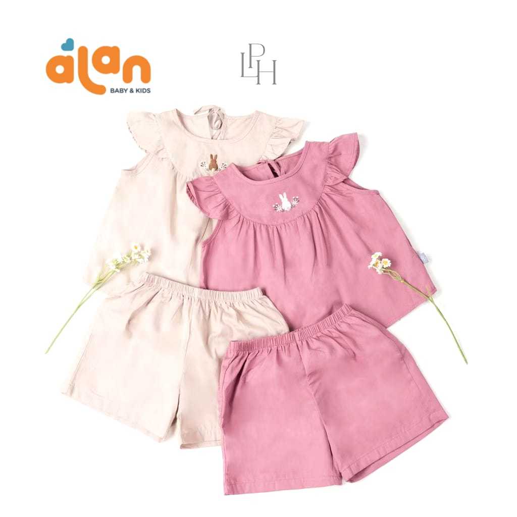 Little Palmerhaus Poppy Attire Set - Stelan Anak Perempuan (LPH-PAS) WARNA RANDOM