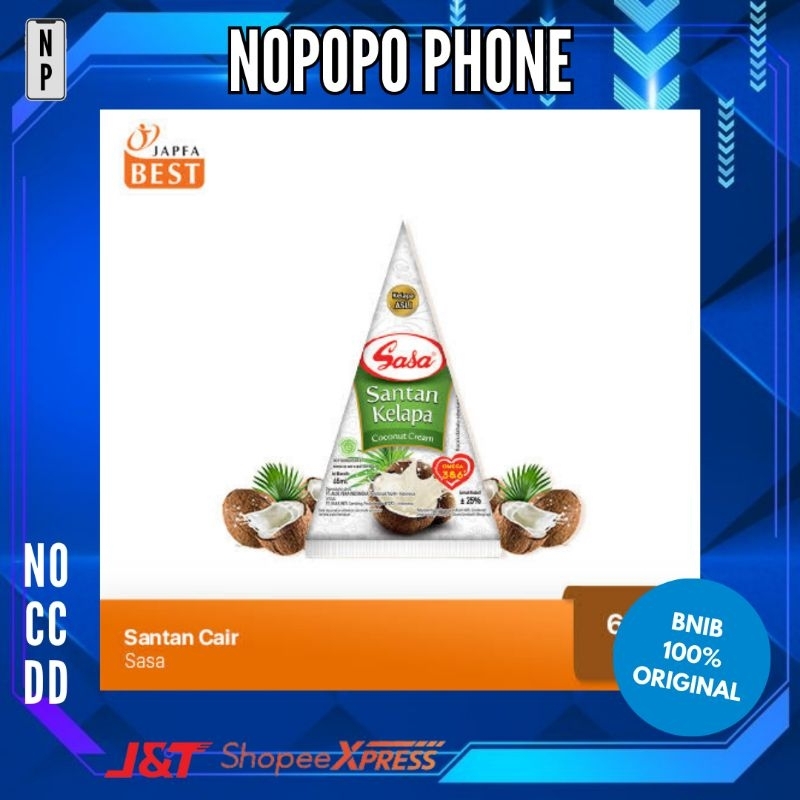 

Santan Kelapa Cair SASA 65 ml
