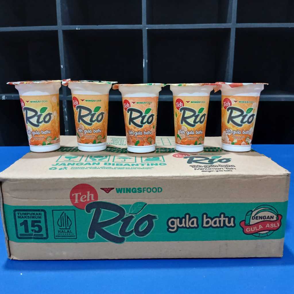 

Teh Rio Rasa Gula Batu Per Dus