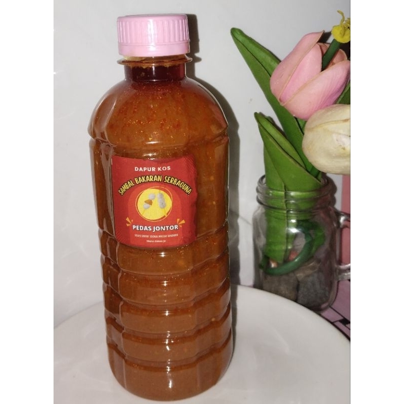 

SAMBAL BAKARAN SERBAGUNA SIAP PAKAI VARIAN PEDAS JONTOR (kemasan 500ml)