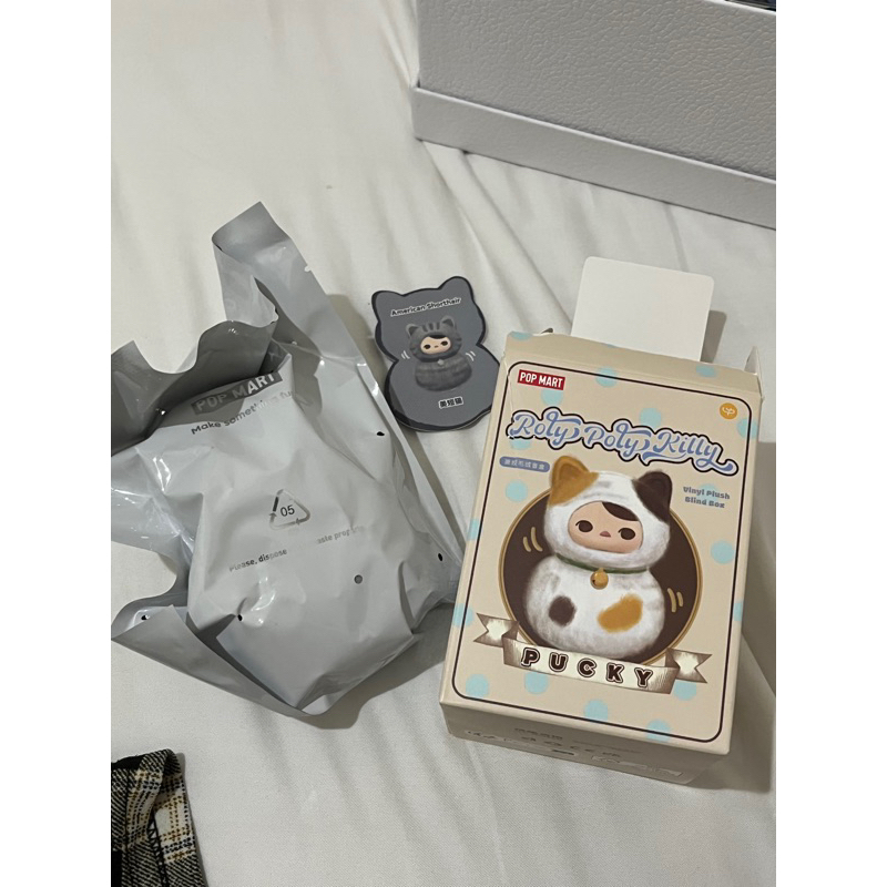 pucky rolly poly kitty vinyl plush blind box SELECTED (american shorthair)