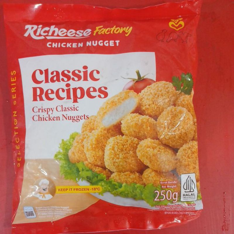 

Richeese classic recipes 250g / chicken naget