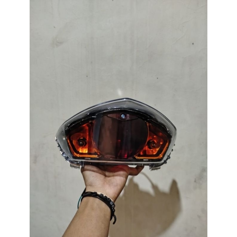Lampu Stop Mio Soul GT Lampu Rem Belakang Mio Soul GT Custom Hitam Oranye