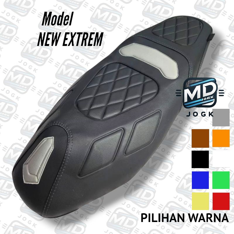 Kulit jok motor NEW EXTREM Sarung jok motor beat / vario 125 / vario 150 / vario / scoopy / genio / 