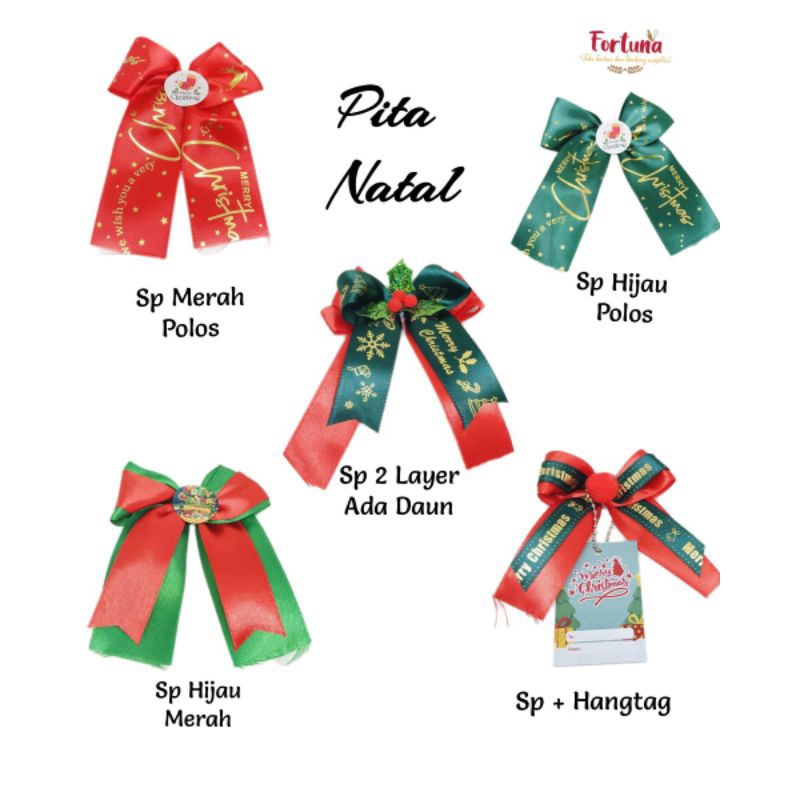 

Aneka Jenis Pita Natal (1pcs)