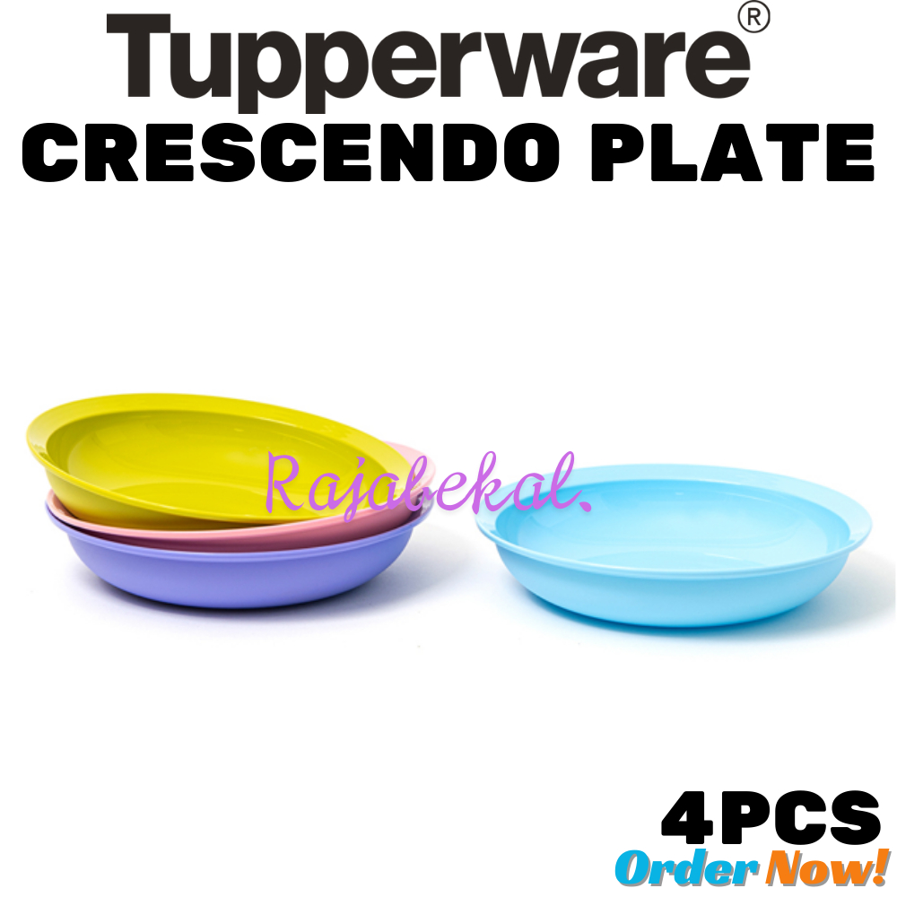PROMO Tupperware  Crescendo Plate 4pcs piring makan