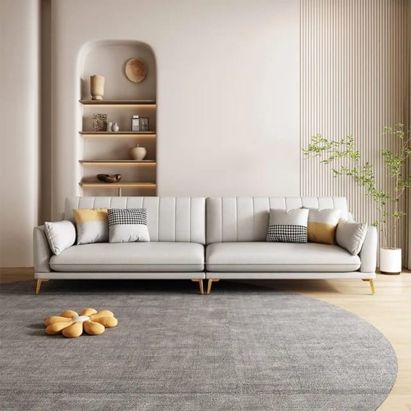 Sofa 2 Seater - Sofa Kulit - Sofa Set Minimalis