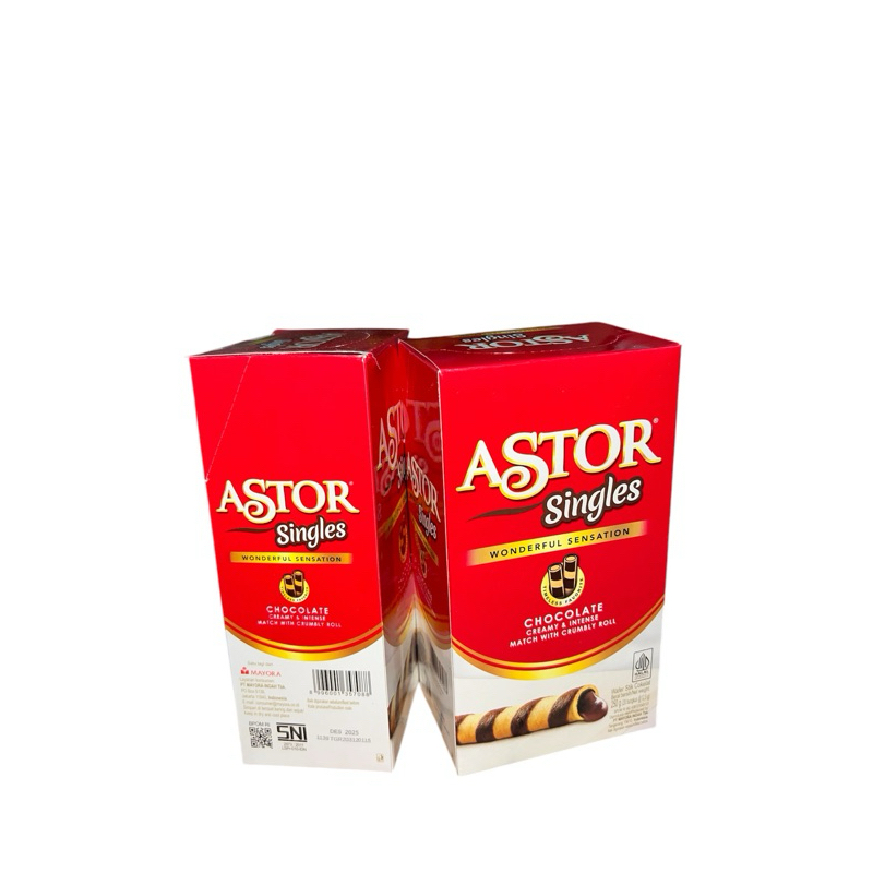 

Astor Singel Coklat Lumer isi 20 Per Box.