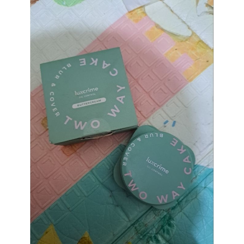 Luxcrime two way cake oil buttercream preloved