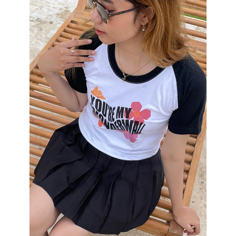 Tshirt croptop - wonderwall