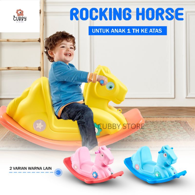 Mainan Kuda-Kudaan Anak Plastik Aman 330