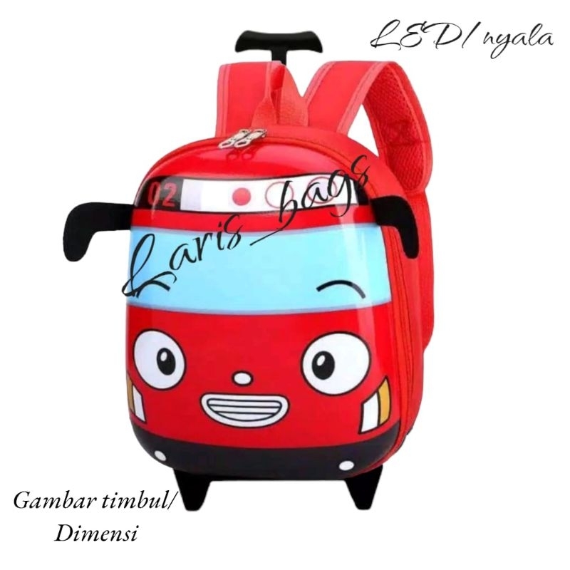 FREE ONGKIR TAS SEKOLAH TROLI/TAS TAYO TROLI/TAS BATMEN TROLI/TAS SPIDERMAN TROLI/TAS CAPTEN