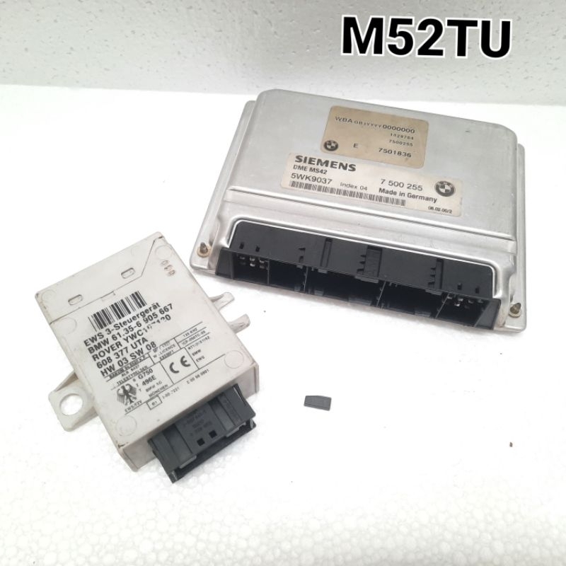 ECU Set - DME MS42- EWS 3
- Chip Transponder Kunci
BMW 528i E39
Engine M52TU Twin Vanos 
thn 2000.