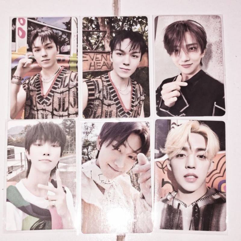 SEVENTEEN OFFICIAL PHOTOCARD - the8 minghao hao face the sun fts weverse ymmd follow set the sun log