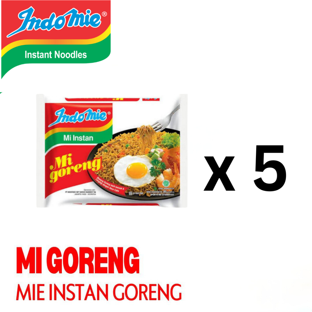 

Indomie Goreng x 5 pcs PAKET HEMAT