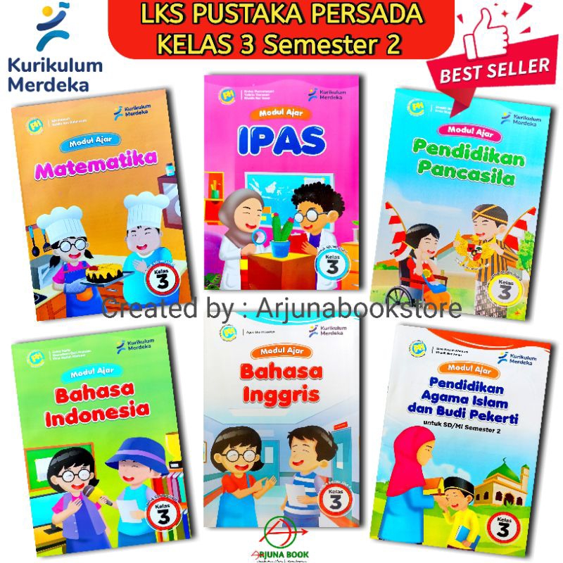 BUKU LKS PH PUSTAKA PERSADA KELAS 3 SD/MI Semester 2 KURIKULUM MERDEKA