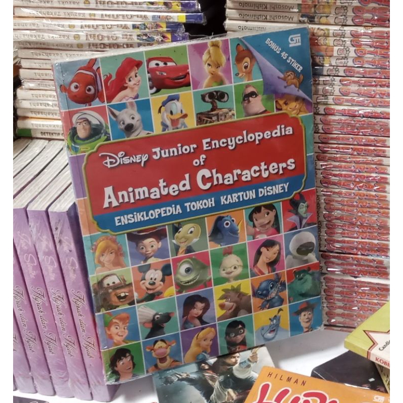 Buku Ensiklopedia Disney (Preloved) | Disney Junior Encyclopedia Of Animated Characters / Ensikloped