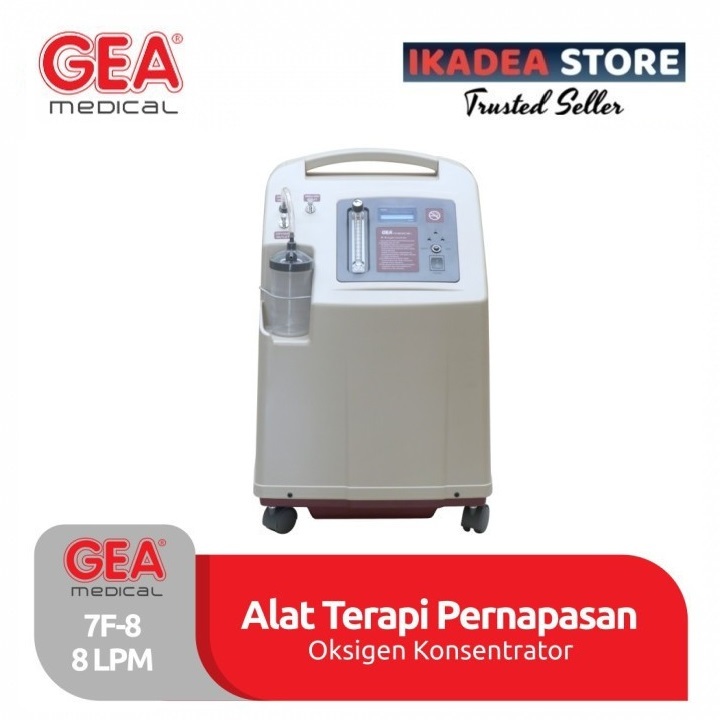 OXYGEN CONCENTRATOR GEA 7F-8 8 Liter Mesin Penghasil Oksigen Murni Original