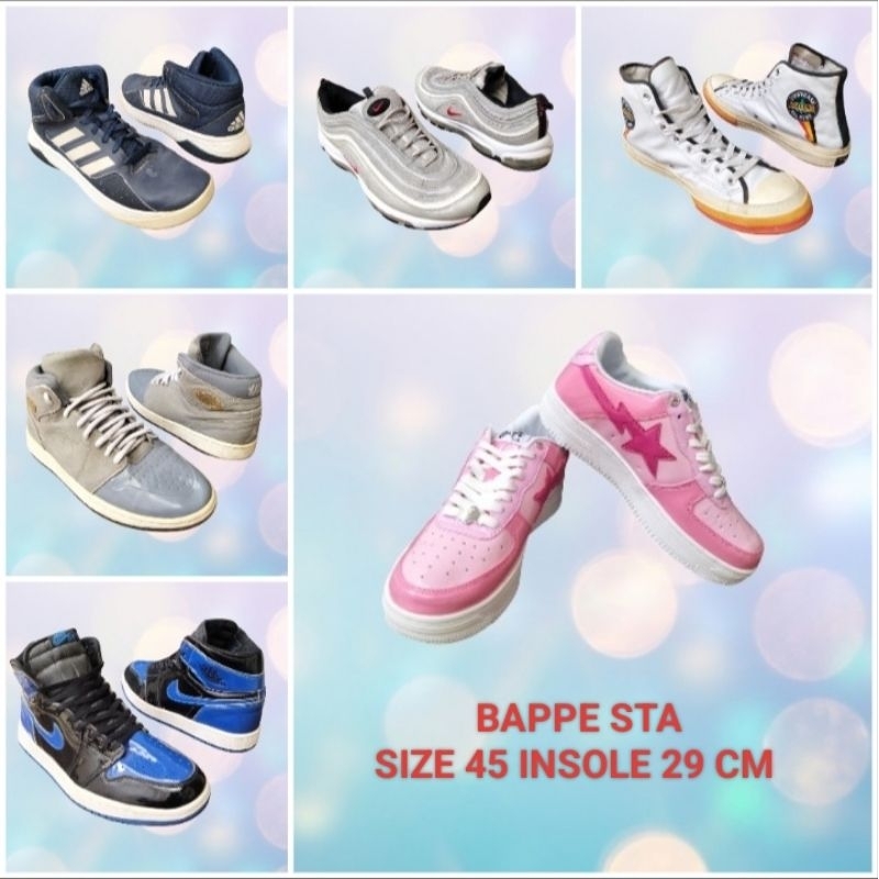 SEPATU BRANDED SEPATU BAPE STA SIZE 45