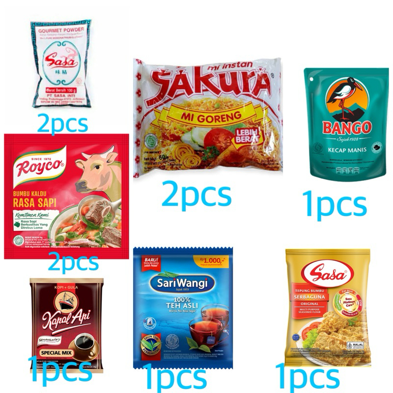 

PAKET SEMBAKO MURAH DAPAT 10pcs