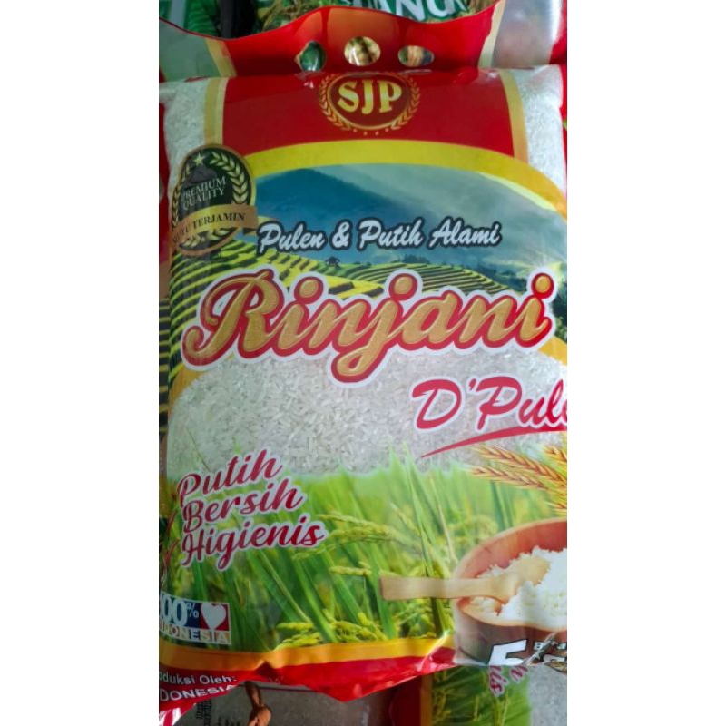 

BERASMERKRINJANIKEMASAN5LITERDAN5KILO