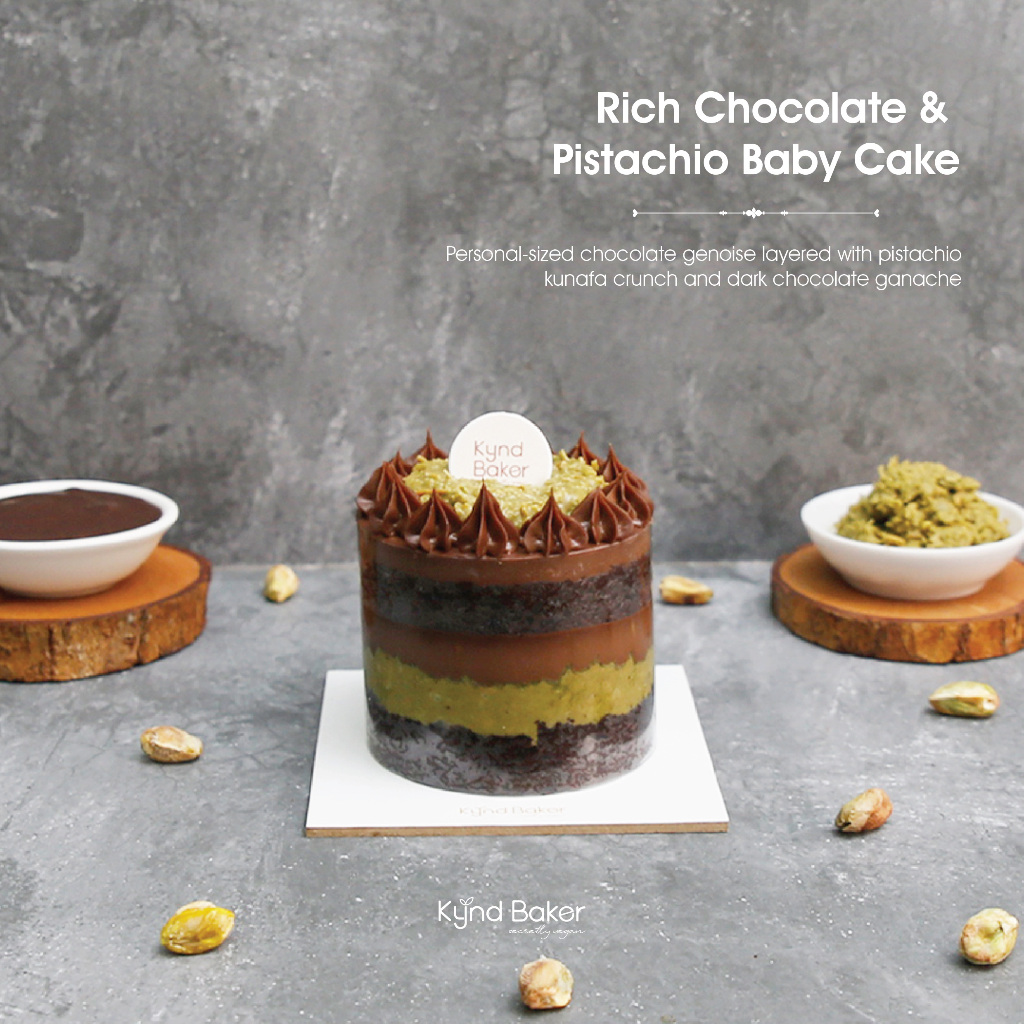 

KYND BAKER Pistachio Baby Cake Plant Based Vegan Vegetarian