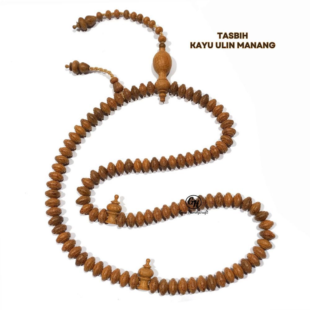 Tasbih Kayu,Ulin Manang Kayu langka SERAT Alami asal Kalimantan varian ukuran