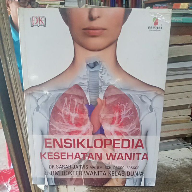 buku original ensiklopedia kesehatan wanita dr Sarah Jarvis dan tim dokter wanita kelas dunia