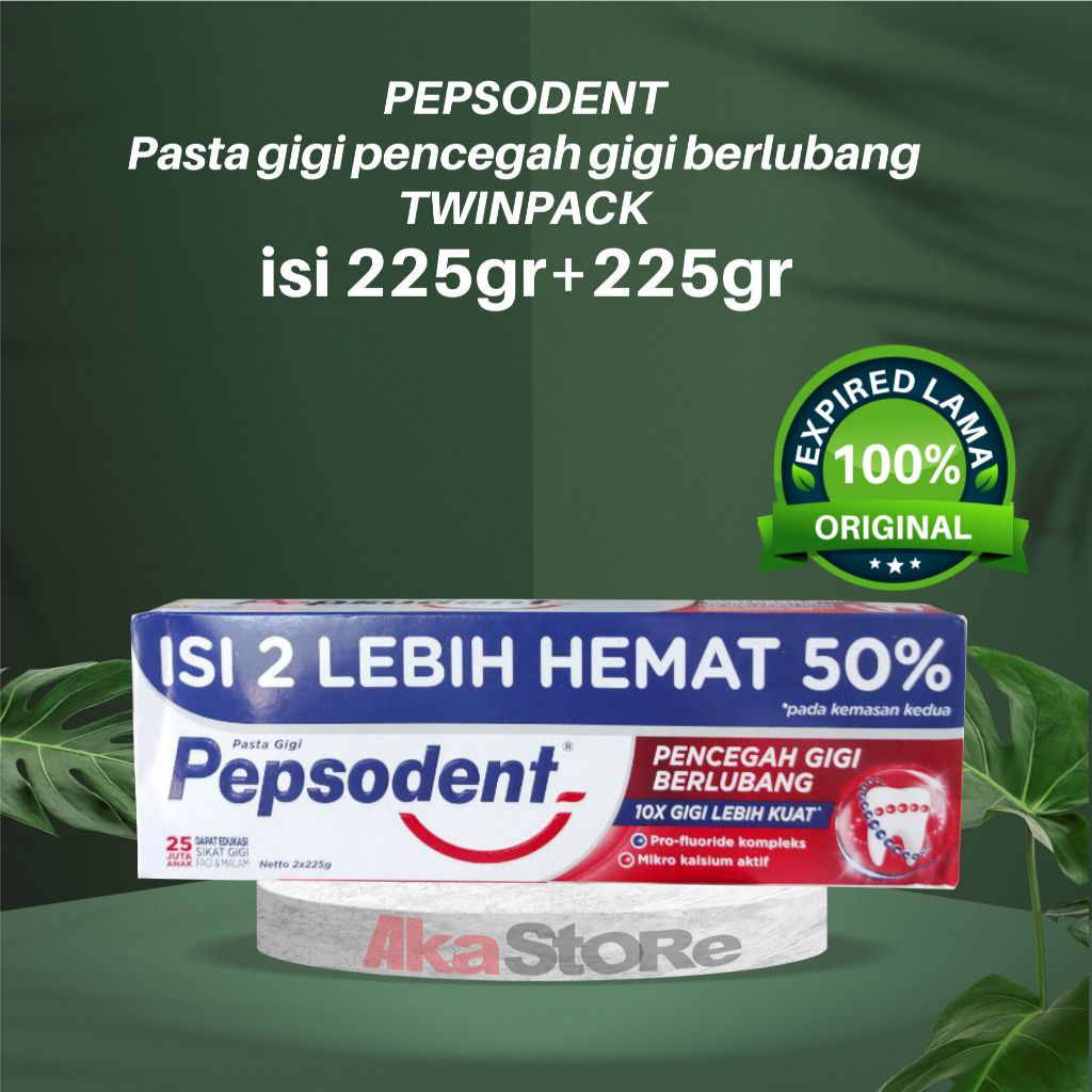Pepsodent 225gr+225gr TWINPACK